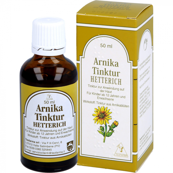 ARNIKA TINKTUR Hetterich 50 ml