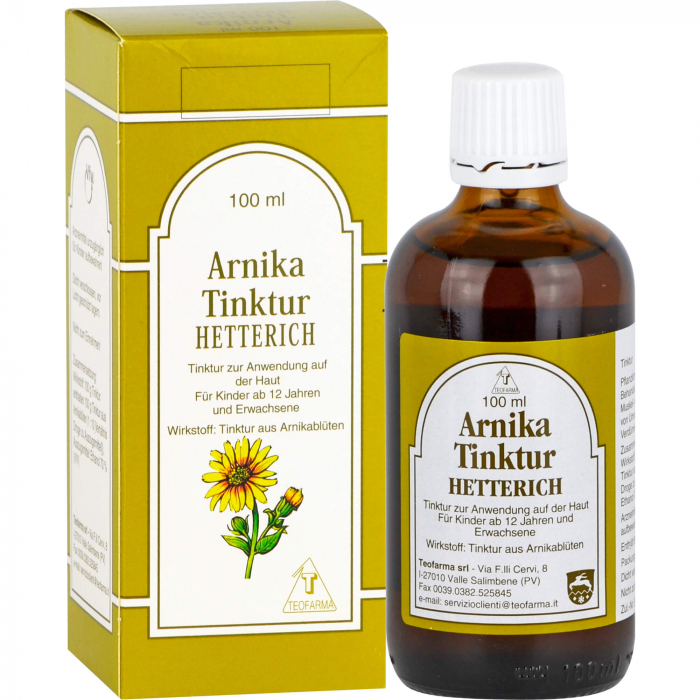 ARNIKA TINKTUR Hetterich 100 ml