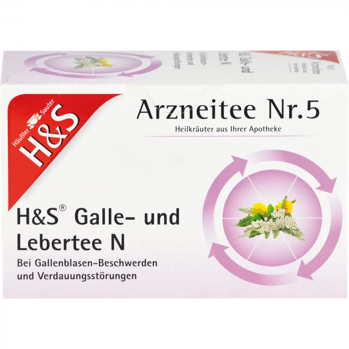 H&S Galle- und Lebertee N Filterbeutel 20X2.0 g