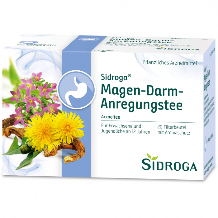 SIDROGA Magen-Darm-Anregungstee Filterbeutel 20X2.0 g