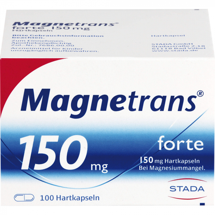 MAGNETRANS forte 150 mg Hartkapseln 100 St