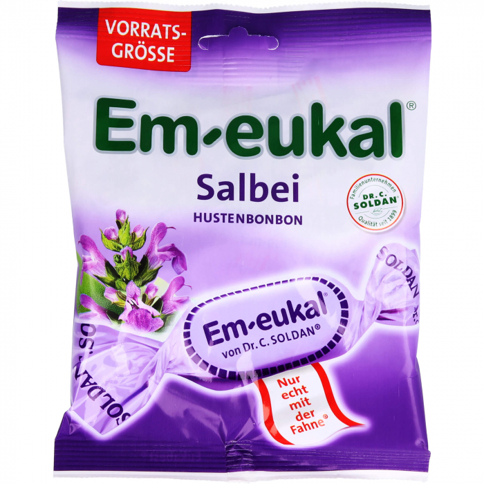 EM-EUKAL Bonbons Salbei zuckerhaltig 150 g