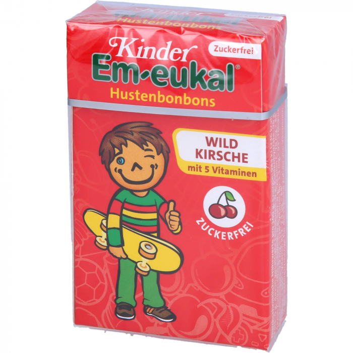 EM-EUKAL Kinder Bonbons zuckerfrei Pocketbox 40 g