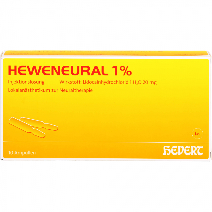 HEWENEURAL 1% Injektionslösung Ampullen 10X2 ml