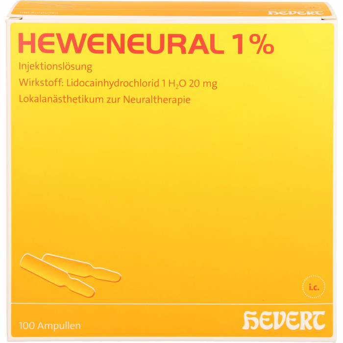HEWENEURAL 1% Injektionslösung Ampullen 100X2 ml