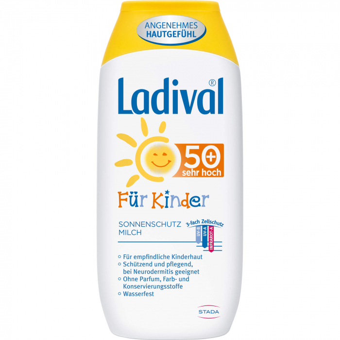LADIVAL Kinder Sonnenmilch LSF 50+ 200 ml