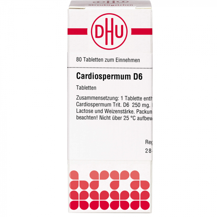 CARDIOSPERMUM D 6 Tabletten 80 St