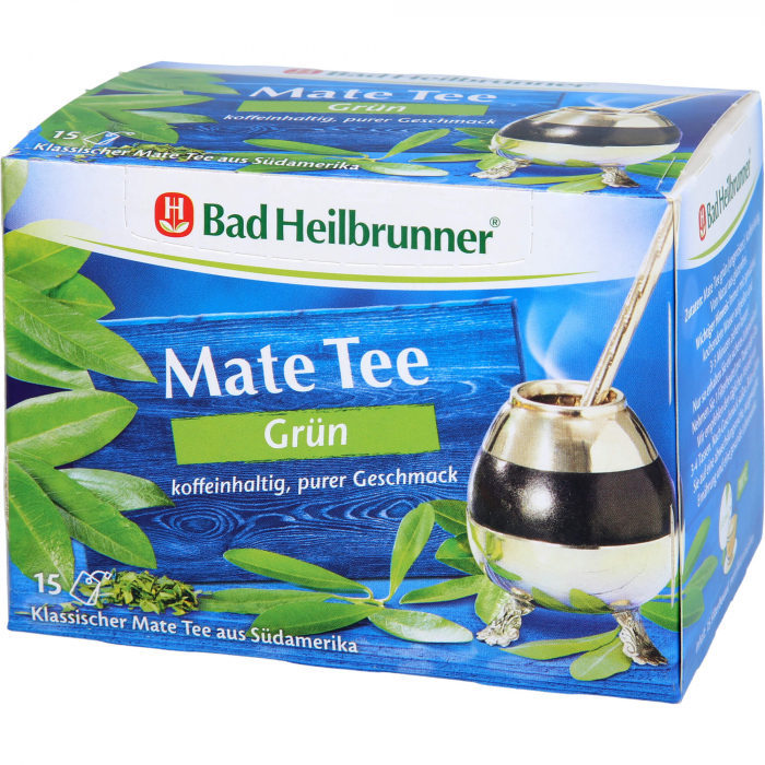 BAD HEILBRUNNER Mate Tee grün Filterbeutel 15X1.8 g