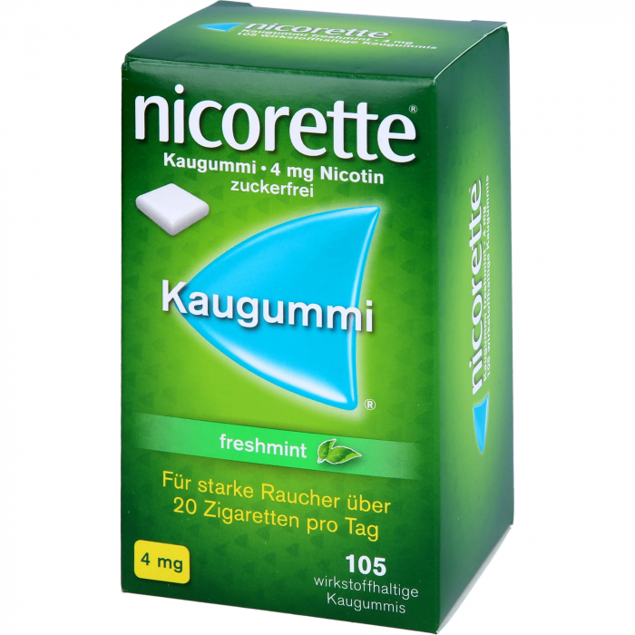 NICORETTE Kaugummi 4 mg freshmint 105 St