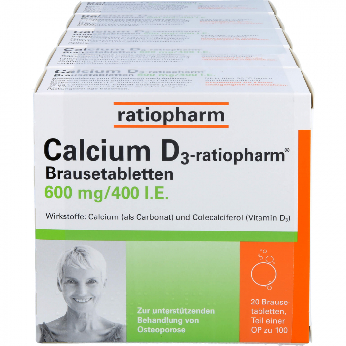 CALCIUM D3-ratiopharm Brausetabletten 100 St