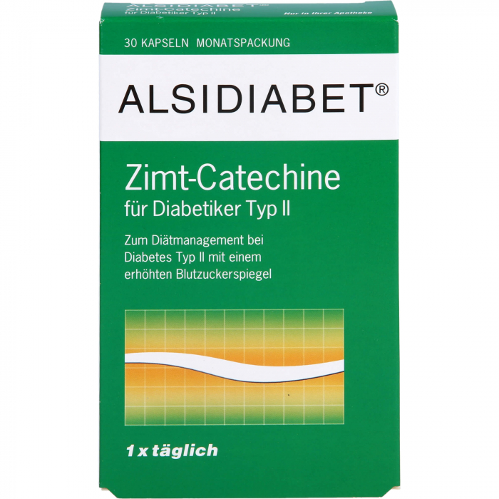 ALSIDIABET Zimt-Catechine f.Diab.Typ II 1xtägl.Kps 30 St