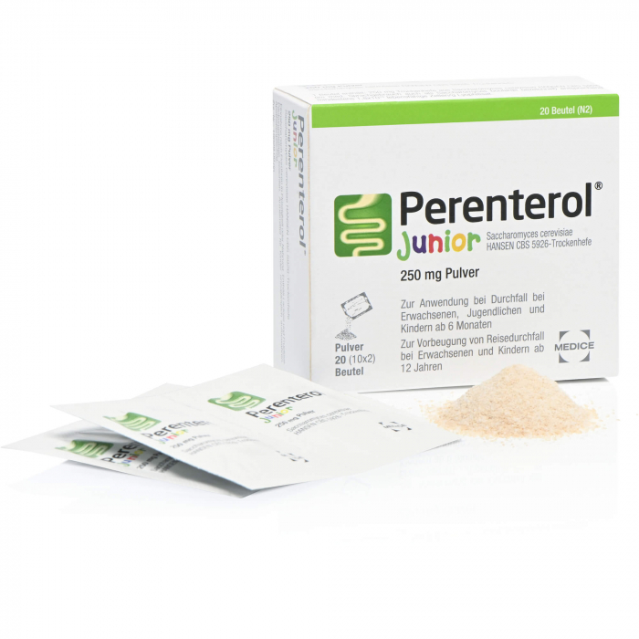PERENTEROL Junior 250 mg Pulver Btl. 20 St