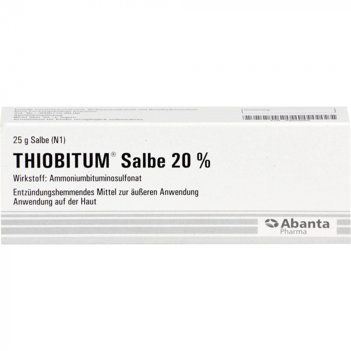 THIOBITUM Salbe 20% 25 g