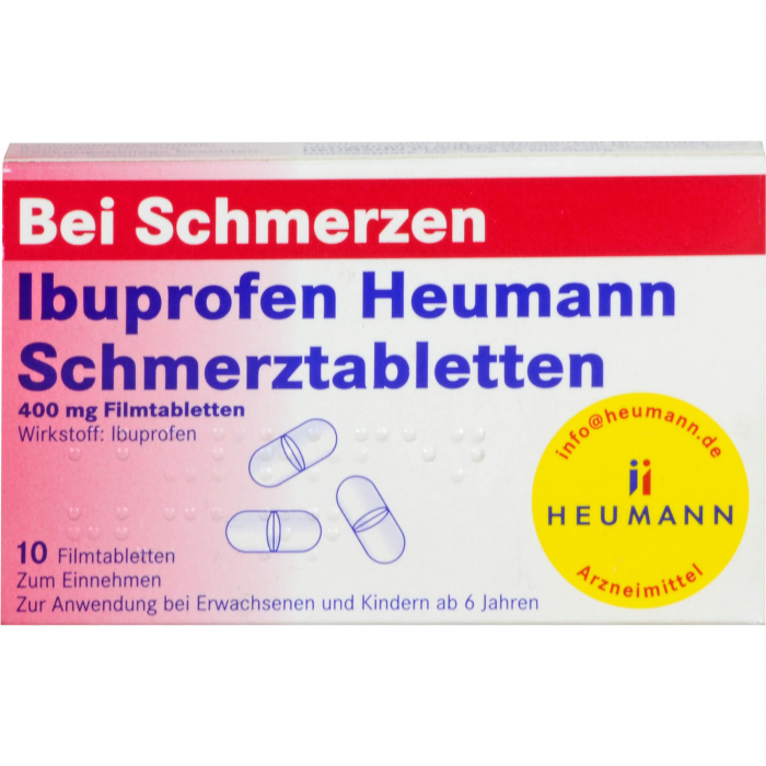 IBUPROFEN Heumann Schmerztabletten 400 mg 10 St