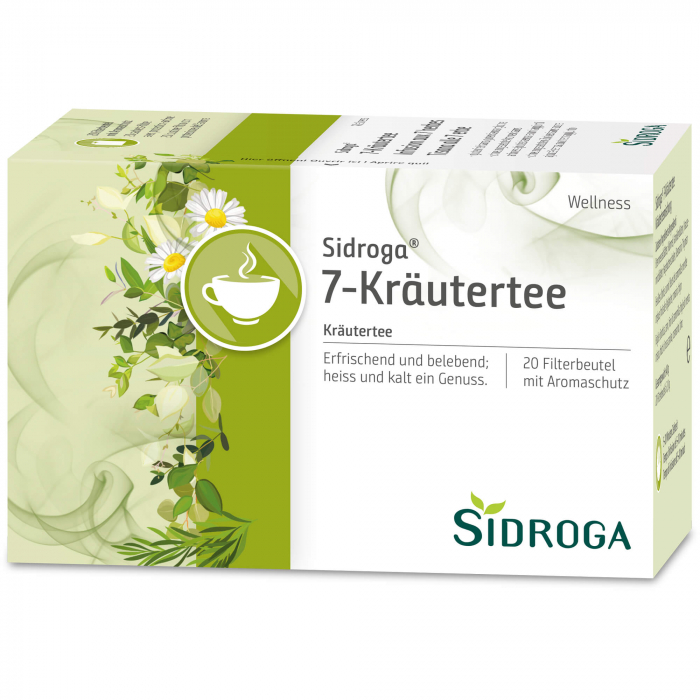SIDROGA Wellness 7-Kräutertee Filterbeutel 20X2.0 g