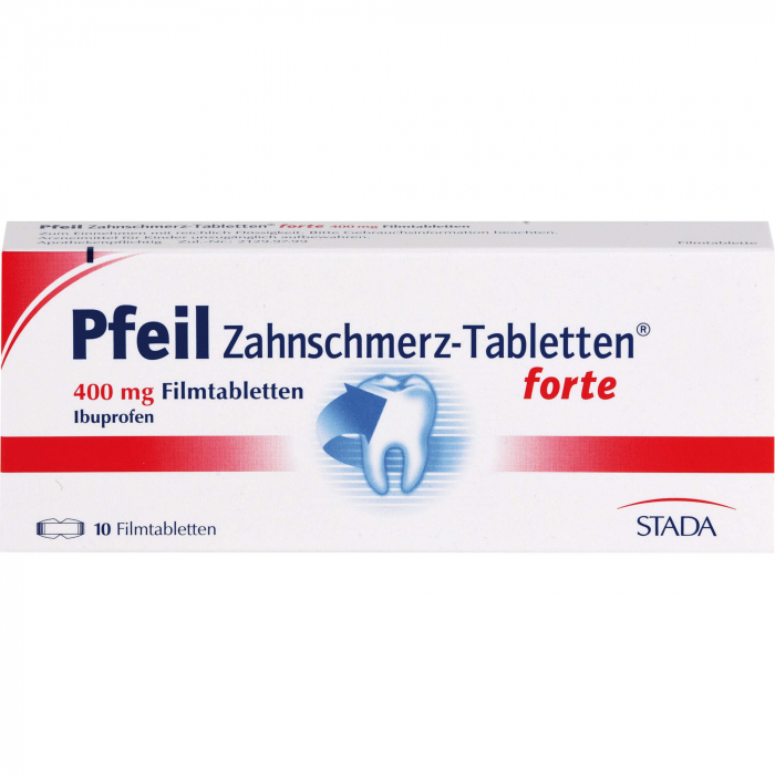 PFEIL Zahnschmerz-Tabletten forte Filmtabletten 10 St
