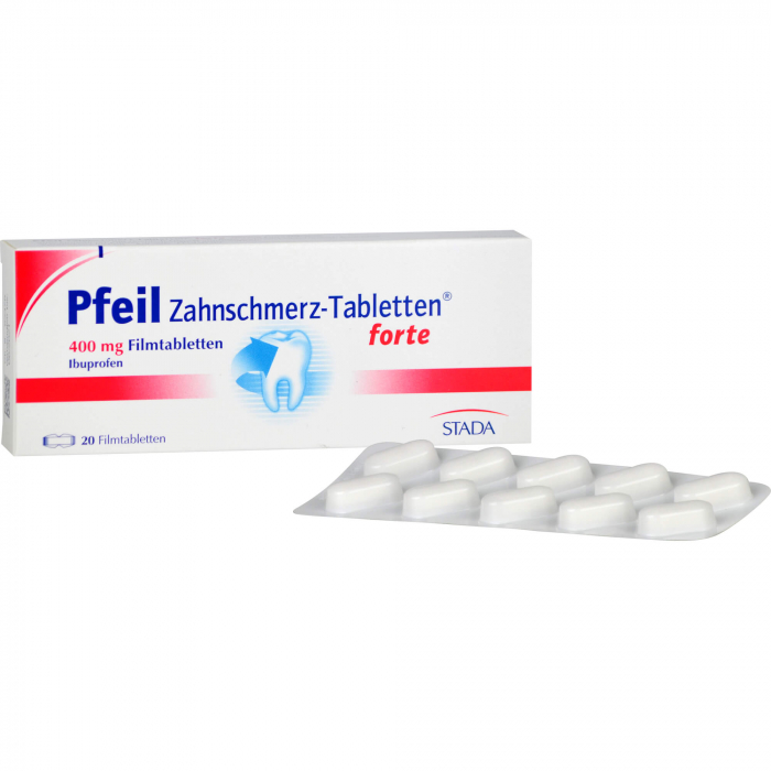 PFEIL Zahnschmerz-Tabletten forte Filmtabletten 20 St