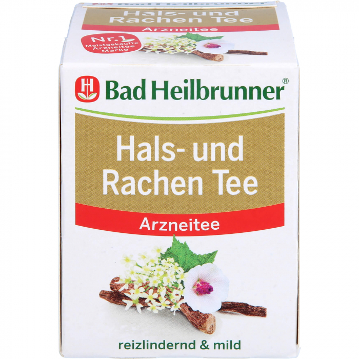 BAD HEILBRUNNER Hals- und Rachen Tee Filterbeutel 8X1.75 g