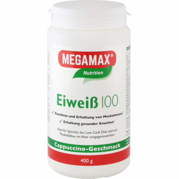 EIWEISS 100 Cappuccino Megamax Pulver 400 g