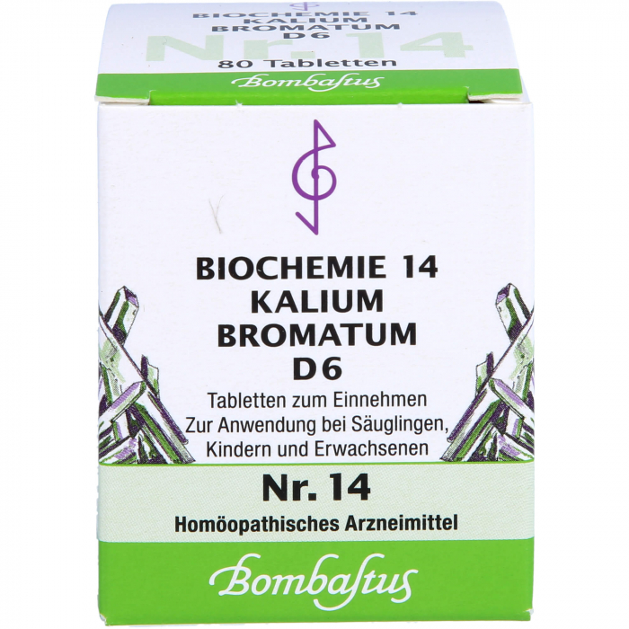 BIOCHEMIE 14 Kalium bromatum D 6 Tabletten 80 St