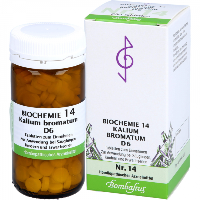 BIOCHEMIE 14 Kalium bromatum D 6 Tabletten 200 St