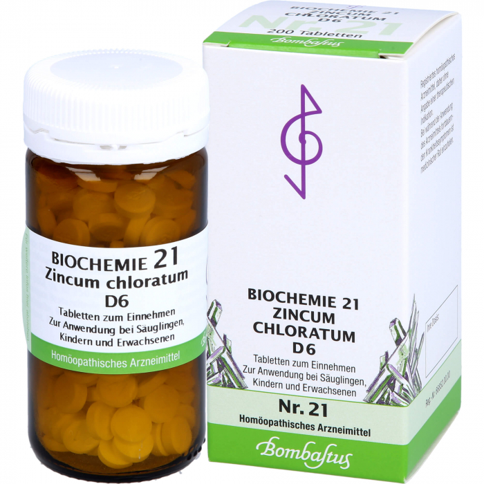 BIOCHEMIE 21 Zincum chloratum D 6 Tabletten 200 St