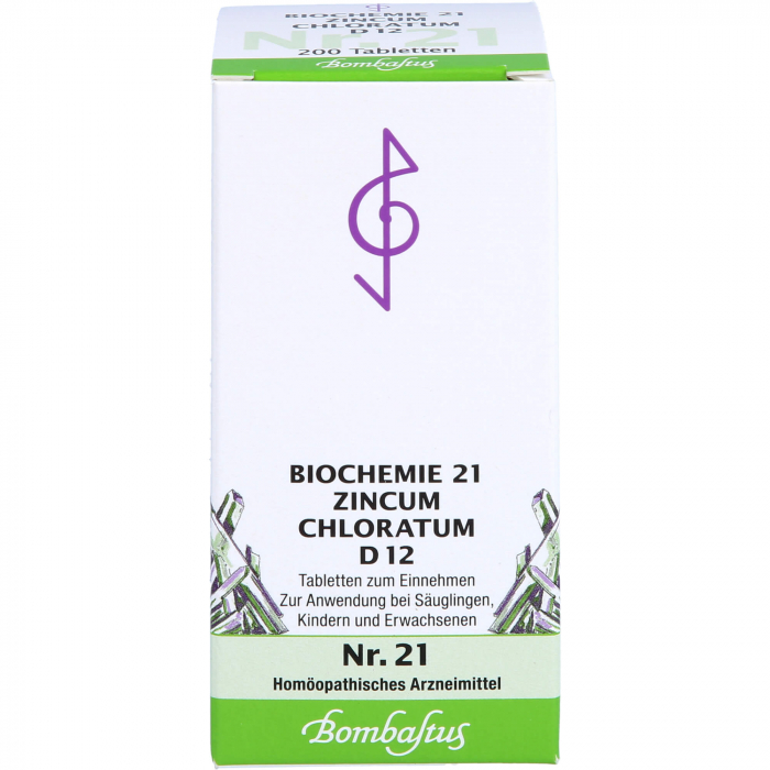 BIOCHEMIE 21 Zincum chloratum D 12 Tabletten 200 St