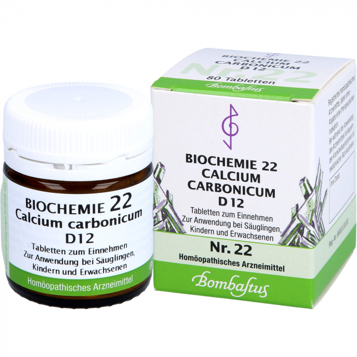 BIOCHEMIE 22 Calcium carbonicum D 12 Tabletten 80 St