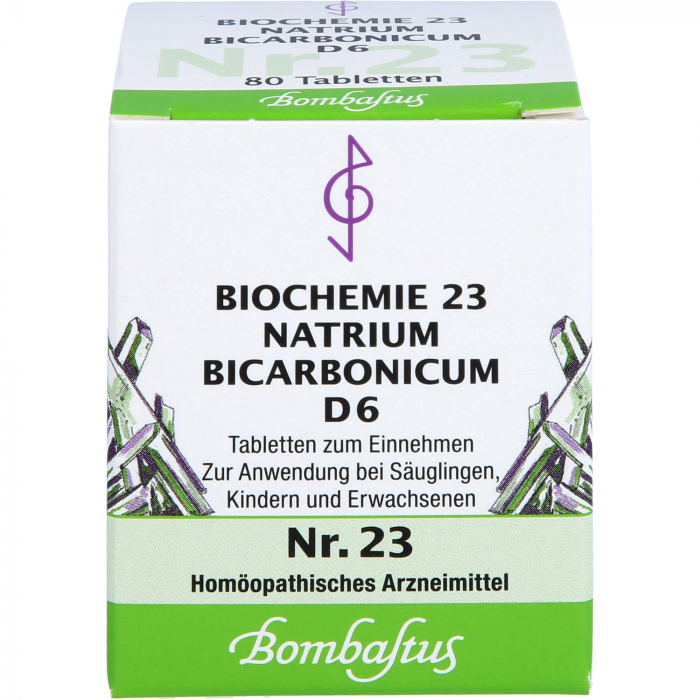 BIOCHEMIE 23 Natrium bicarbonicum D 6 Tabletten 80 St