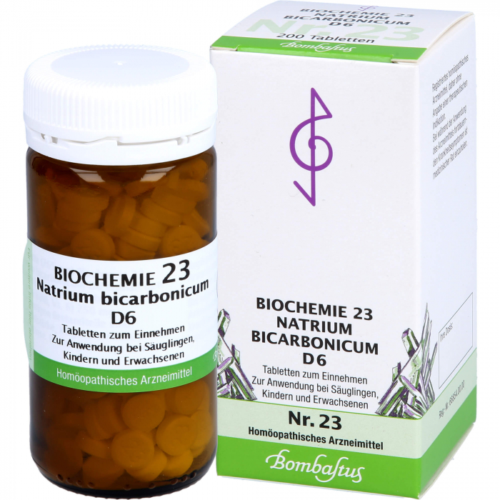BIOCHEMIE 23 Natrium bicarbonicum D 6 Tabletten 200 St
