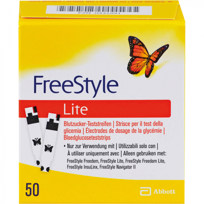 FREESTYLE Lite Teststreifen ohne Codieren 50 St