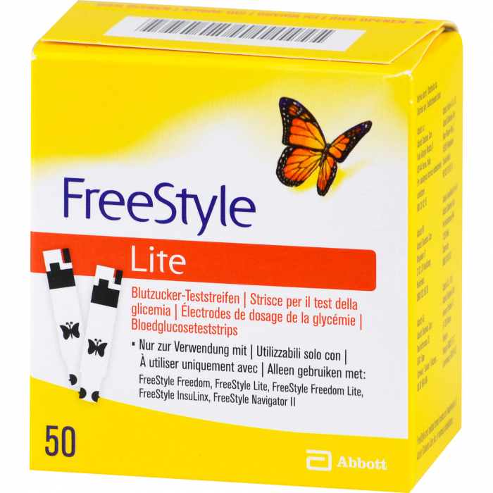 FREESTYLE Lite Teststreifen ohne Codieren 50 St