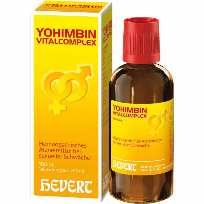 YOHIMBIN Vitalcomplex Hevert Tropfen 200 ml