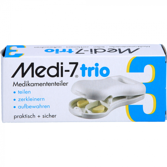 MEDI 7 trio Tablettenteiler weiß 1 St