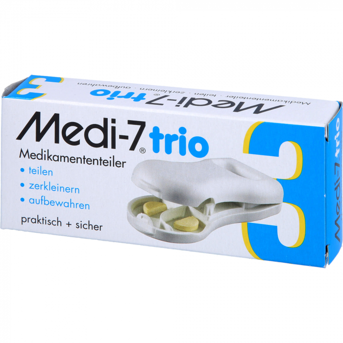 MEDI 7 trio Tablettenteiler weiß 1 St