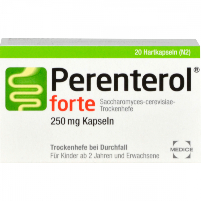 PERENTEROL forte 250 mg Kapseln 20 St