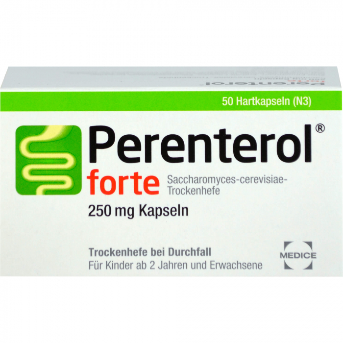 PERENTEROL forte 250 mg Kapseln 50 St