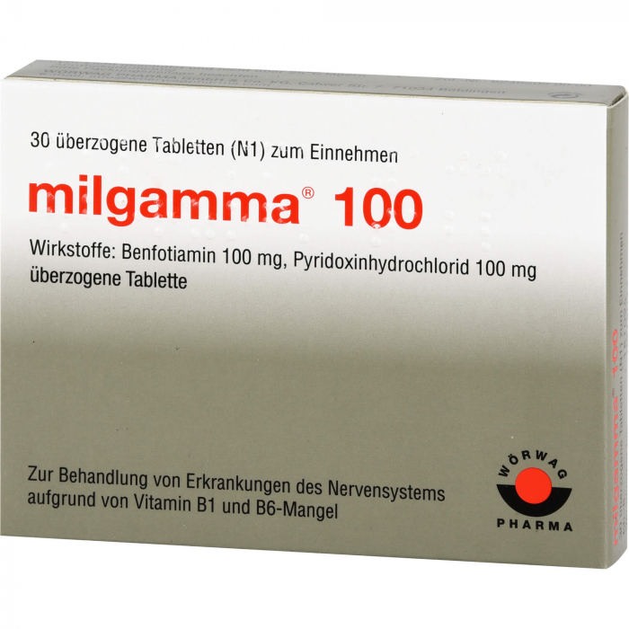 MILGAMMA 100 mg überzogene Tabletten 30 St