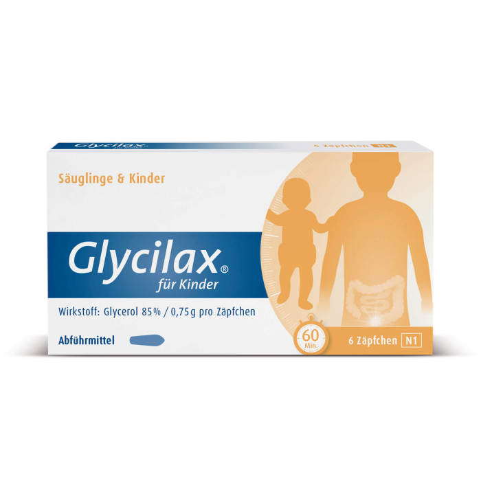 GLYCILAX Suppositorien für Kinder 6 St