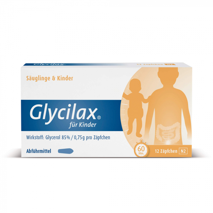 GLYCILAX Suppositorien für Kinder 12 St
