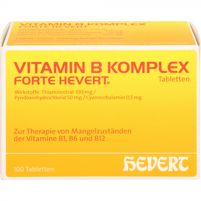 VITAMIN B KOMPLEX forte Hevert Tabletten 100 St