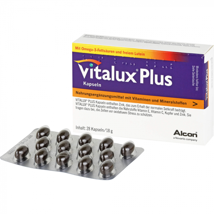 VITALUX Plus Lutein u.Omega-3 Kapseln 28 St
