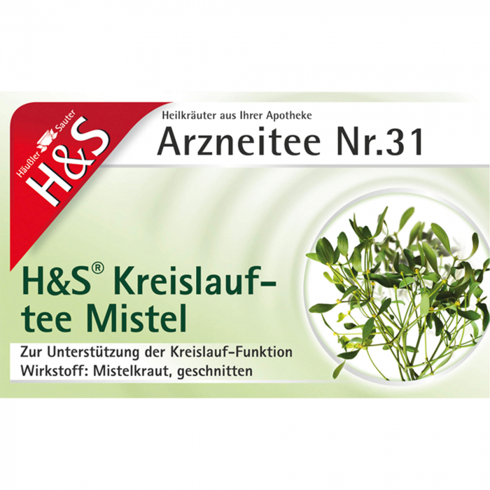 H&S Kreislauftee Mistel Filterbeutel 20X2.0 g