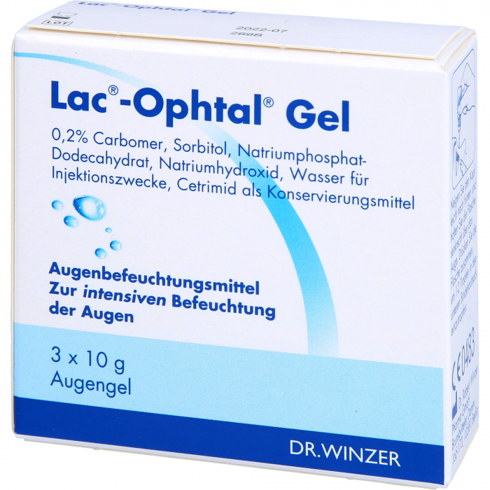 LAC OPHTAL Gel 3X10 g