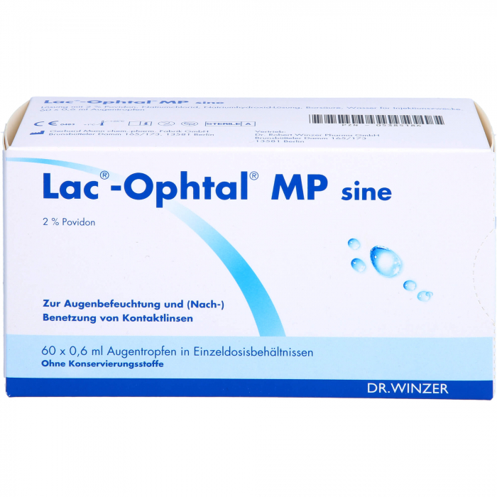 LAC OPHTAL MP sine Augentropfen 60X0.6 ml