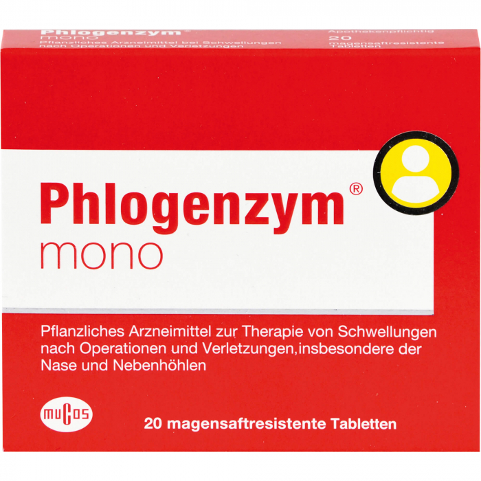 PHLOGENZYM mono magensaftresistente Tabletten 20 St