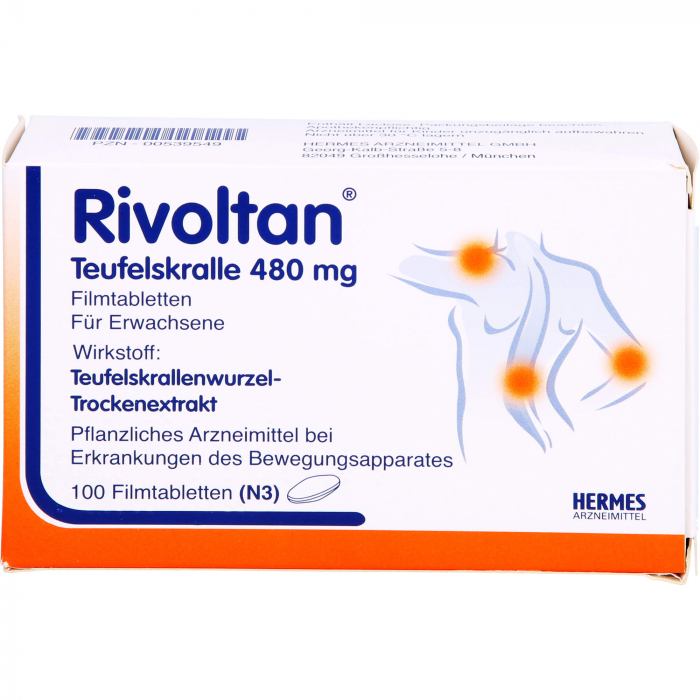 RIVOLTAN Teufelskralle 480 mg Filmtabletten 100 St