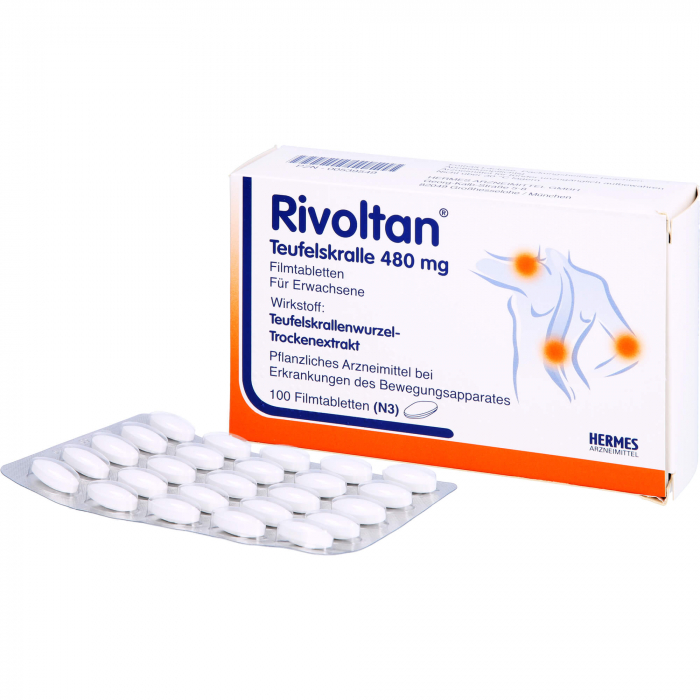 RIVOLTAN Teufelskralle 480 mg Filmtabletten 100 St