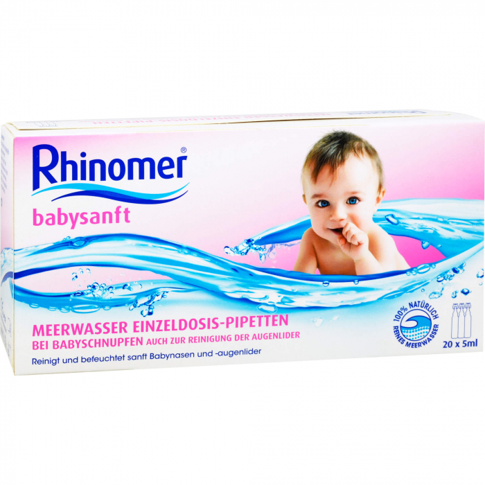 RHINOMER babysanft Meerwasser 5ml Einzeldosispip. 20X5 ml