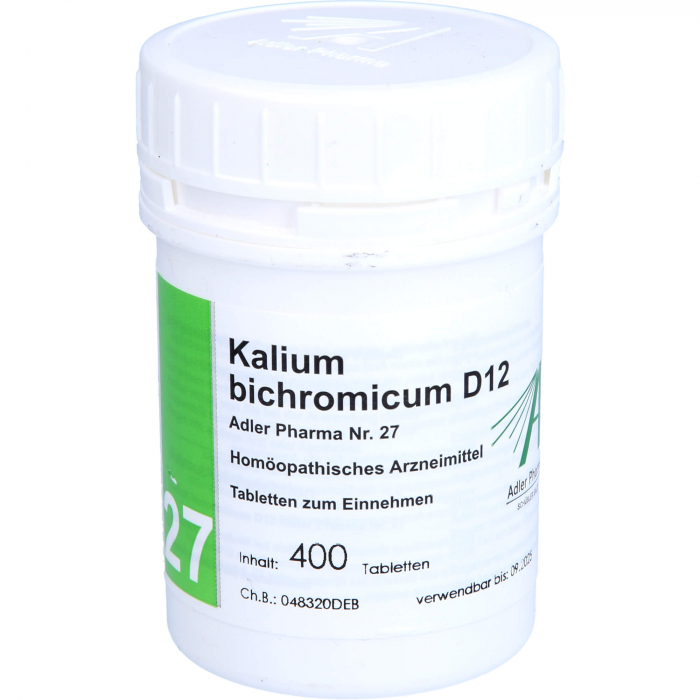 BIOCHEMIE Adler 27 Kalium bichrom D 12 Tabletten 400 St